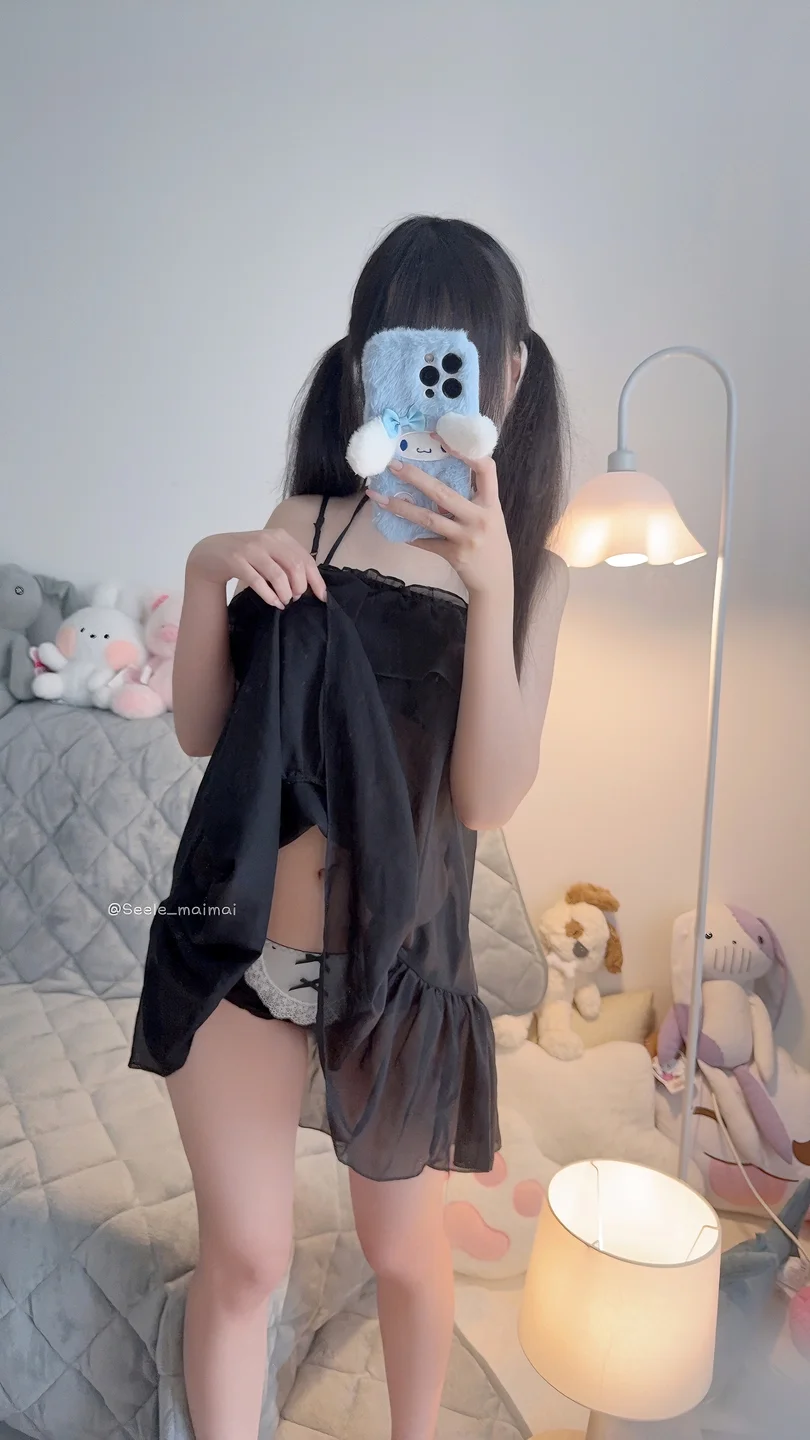 Seele麦麦 - No.022 黑黑麦 [53P,5V-269MB] tg@simisebaisi 【丝足阁】031.webp